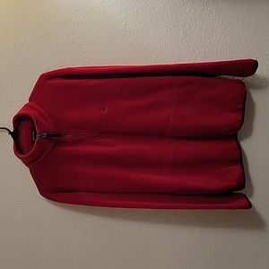 Vintage Nautica 1/4-zip Fleece - Red - Medium